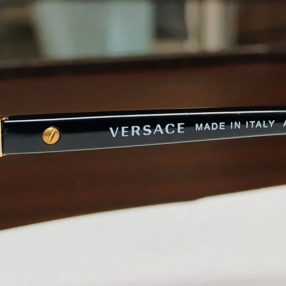 Versace Green Havana Frames - Picture 5 of 7